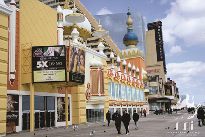 New Daktronics LED Display at Taj Mahal Hotel in Atlantic City