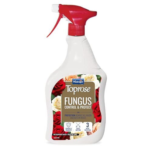 Toprose - Fungus Control and Protect Ready to Use - Protects Roses From Disease for Stronger, Healthier Blooms - Plant Protection, Rose Care, Ready to Use, Black Spot Control - 1l