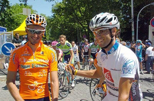 Iban Mayo (Euskaltel) with Alejandro Valverde (Caisse d'Epargne)