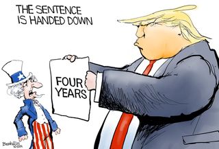 Political cartoon