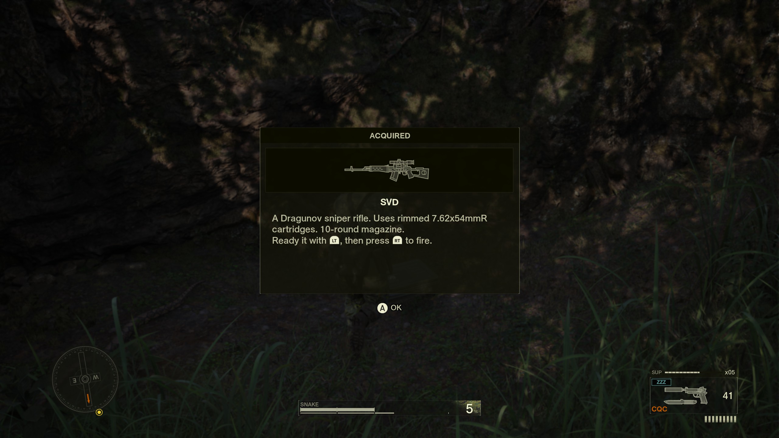 Metal Gear Solid Delta: Snake Eater weapons - SVD