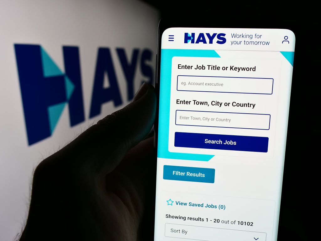 British recruitment company Hays plc