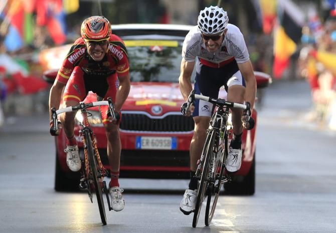 Rui Costa (Portugal) had the measure of Joaquim Rodriguez (Spain)