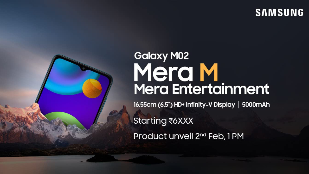 Samsung Galaxy M02 to launch on February 2 | TechRadar
