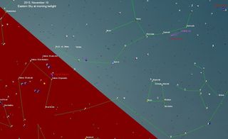 Comet C/2012 S1 (ISON) Sky Map