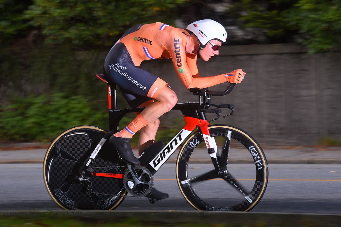 Wilco Kelderman (Netherlands) set one of the fastest times