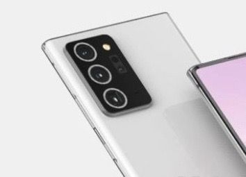 Galaxy Note 20 Plus camera render