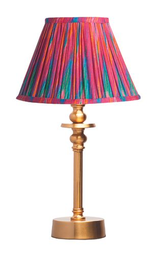 Rechargeable Phileas table lamp designed by Matthew Williamson, £98, Pooky