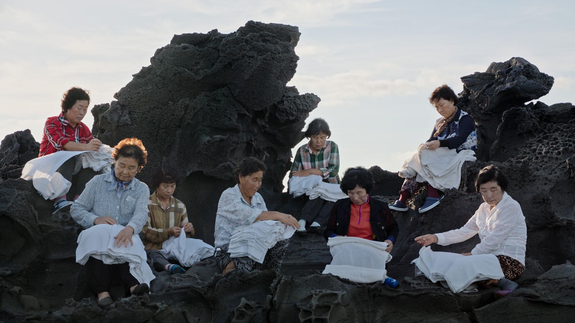 artists in the 'thinking hands' exhibition