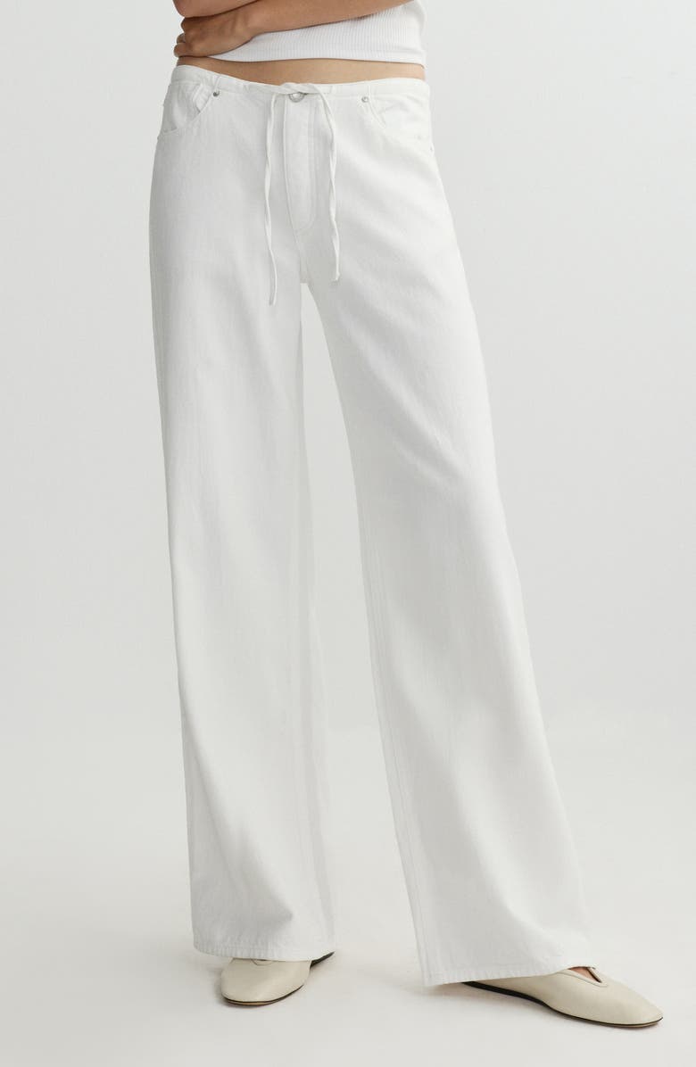 Sienna Aura Drawstring Low Rise Relaxed Wide Leg Jeans