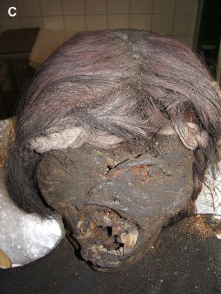 incan mummy face