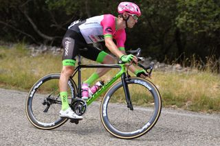 EF Education First-Drapac’s Pierre Rolland in action on his Cannondale SuperSix EVO Hi-MOD Disc bike during the 2018 Tour de France