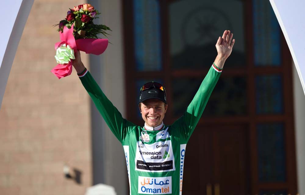 Edvald Boasson (Dimension Data) took back the green jersey