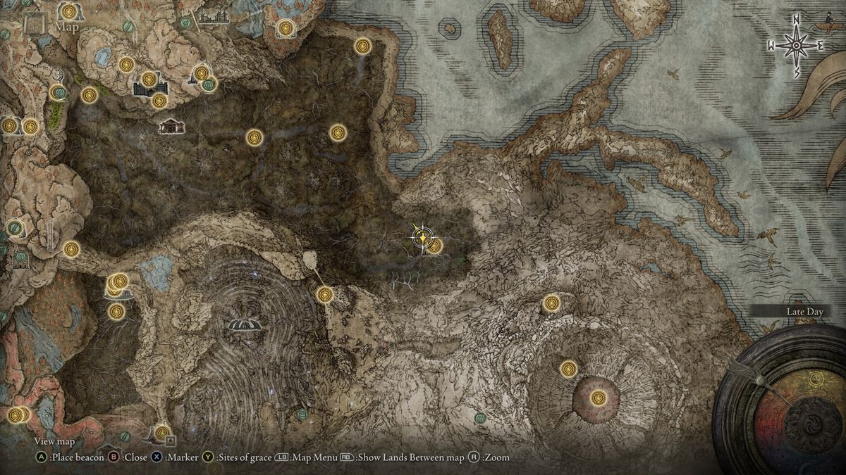 Elden Ring Shadow of the Erdtree map fragments - Abyss