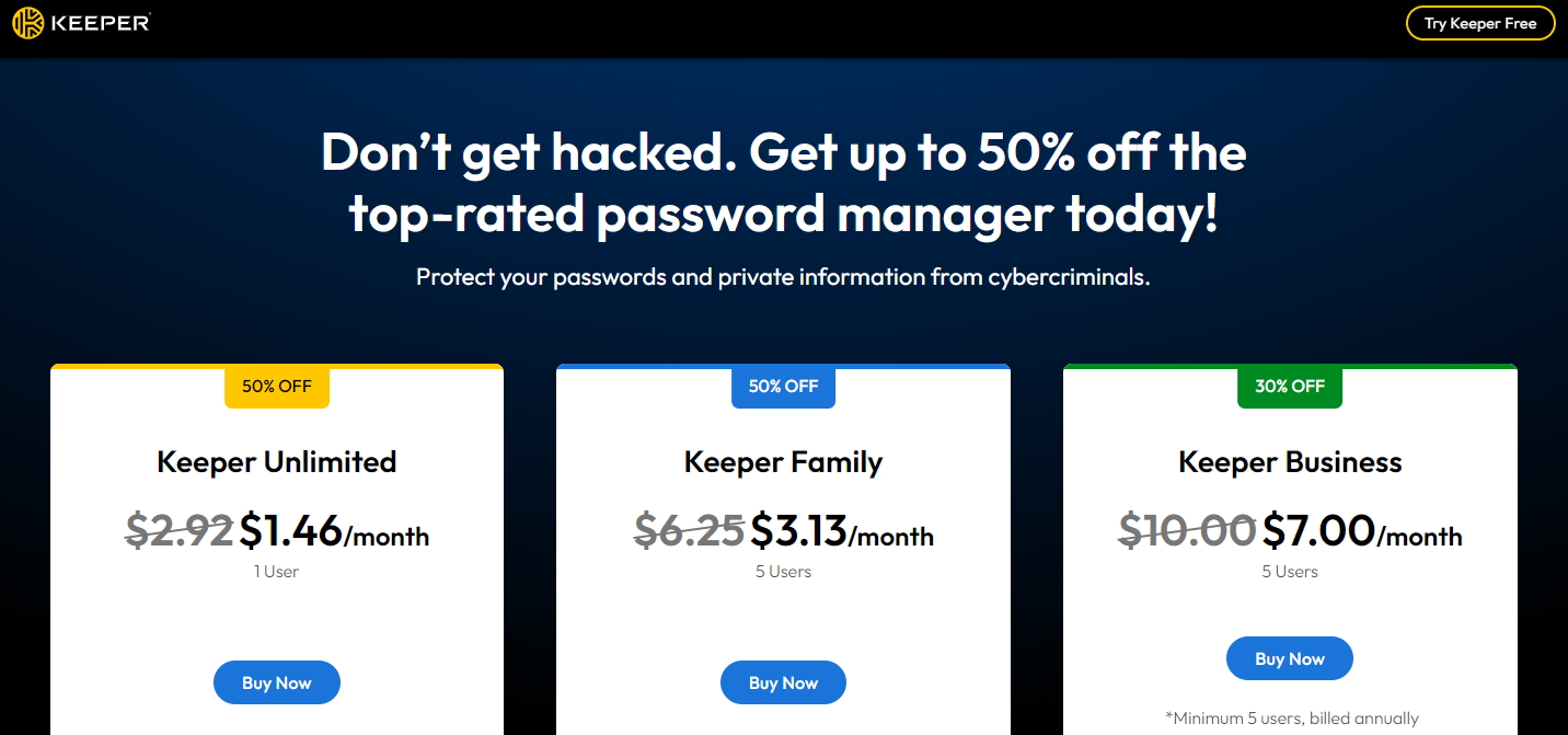 Keeper Password Manager is now 50% off | TechRadar