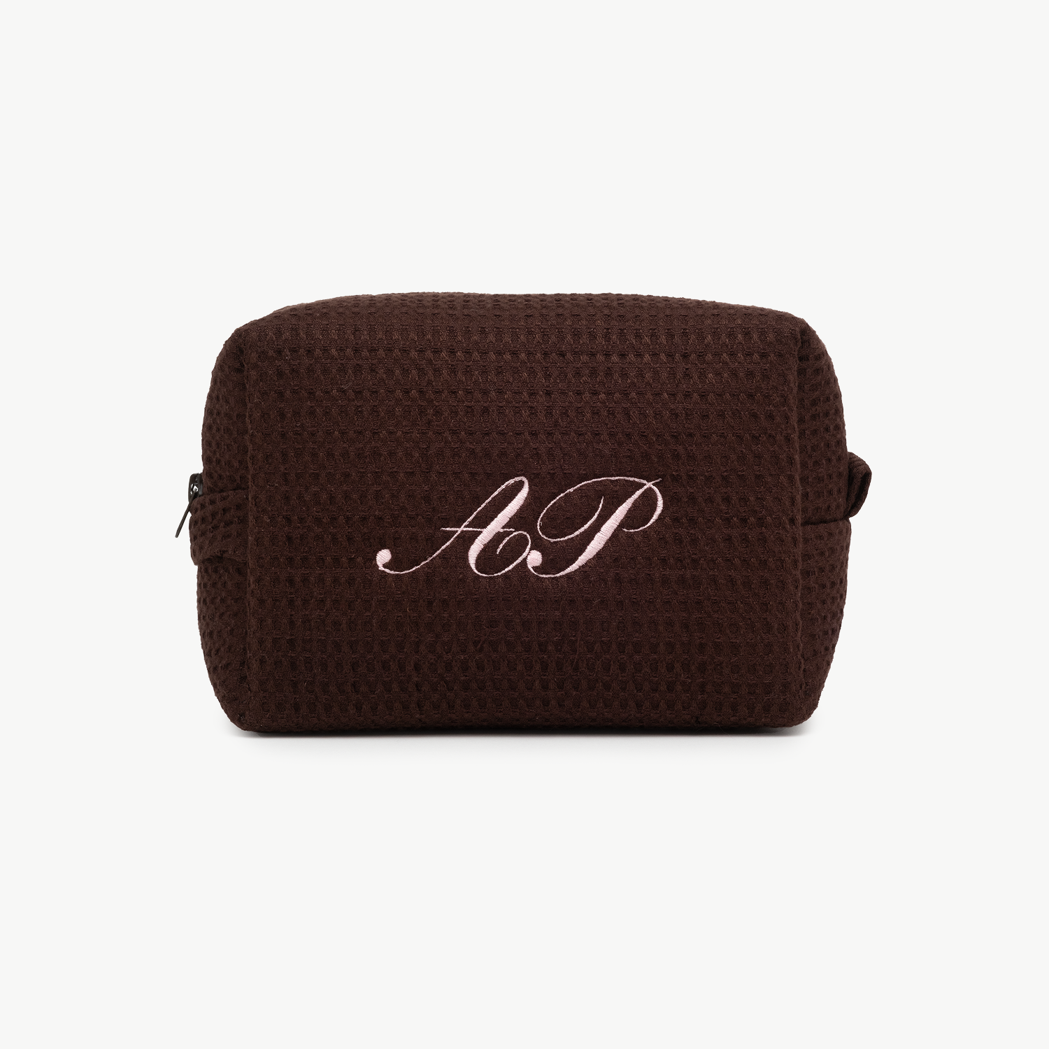 Classic Monogram Waffle Pouch