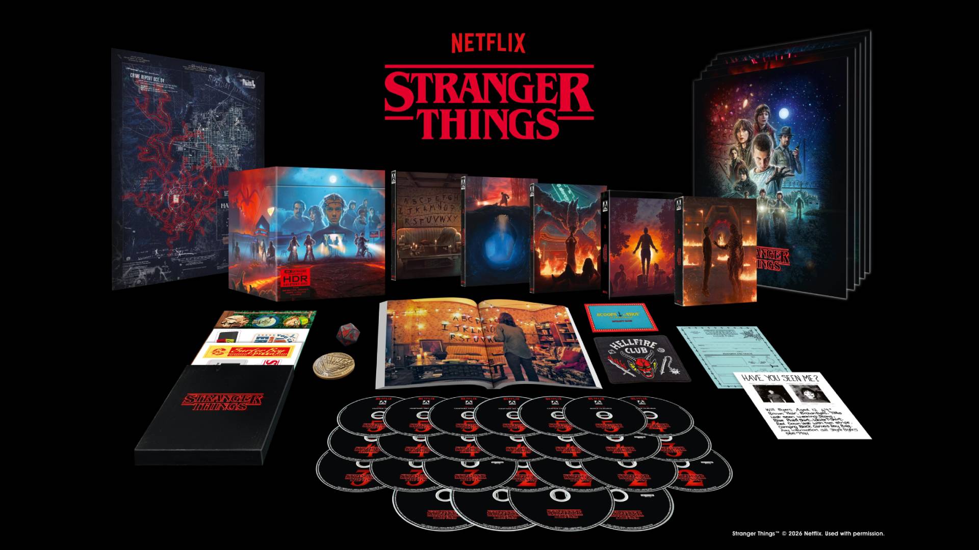 Stranger Things 4K deluxe edition physical media set
