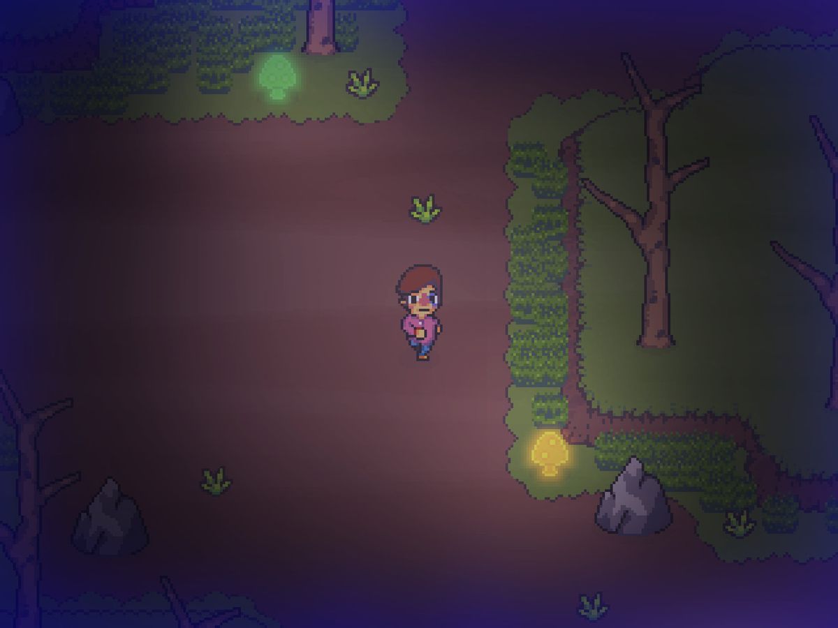 Pixel-art screenshot from indie RPG knuckle sandwich