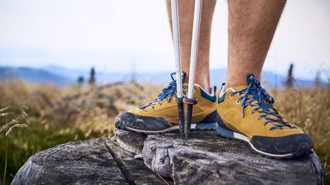 hiking in approach shoes