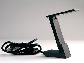 Figure 10 - The Netgear inserted in its desktop cradle. This elevates the adapter, and makes it easier to position for a stronger signal.