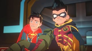 Superboy and Robin in Batman And Superman: Battle Of The Super Sons