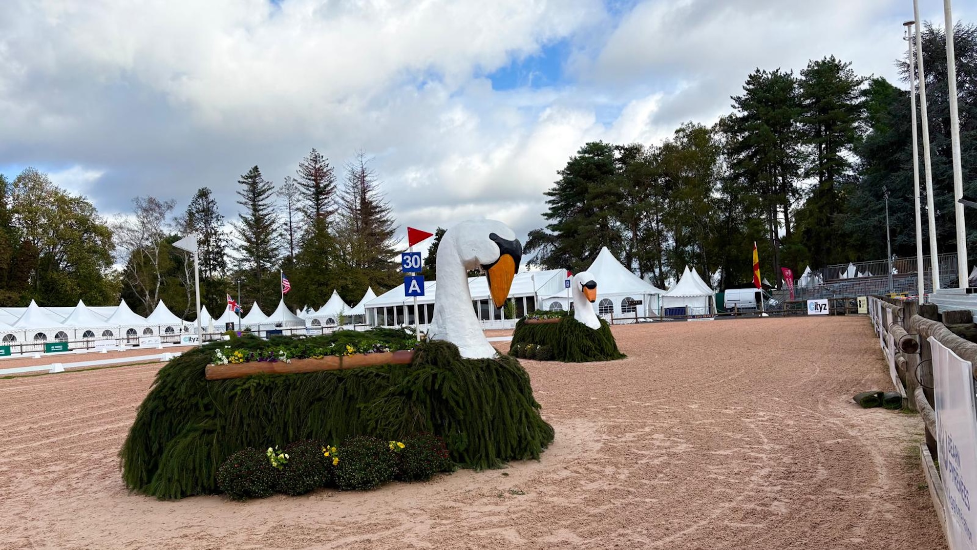 Pau horse trials 2026 cross-country fences