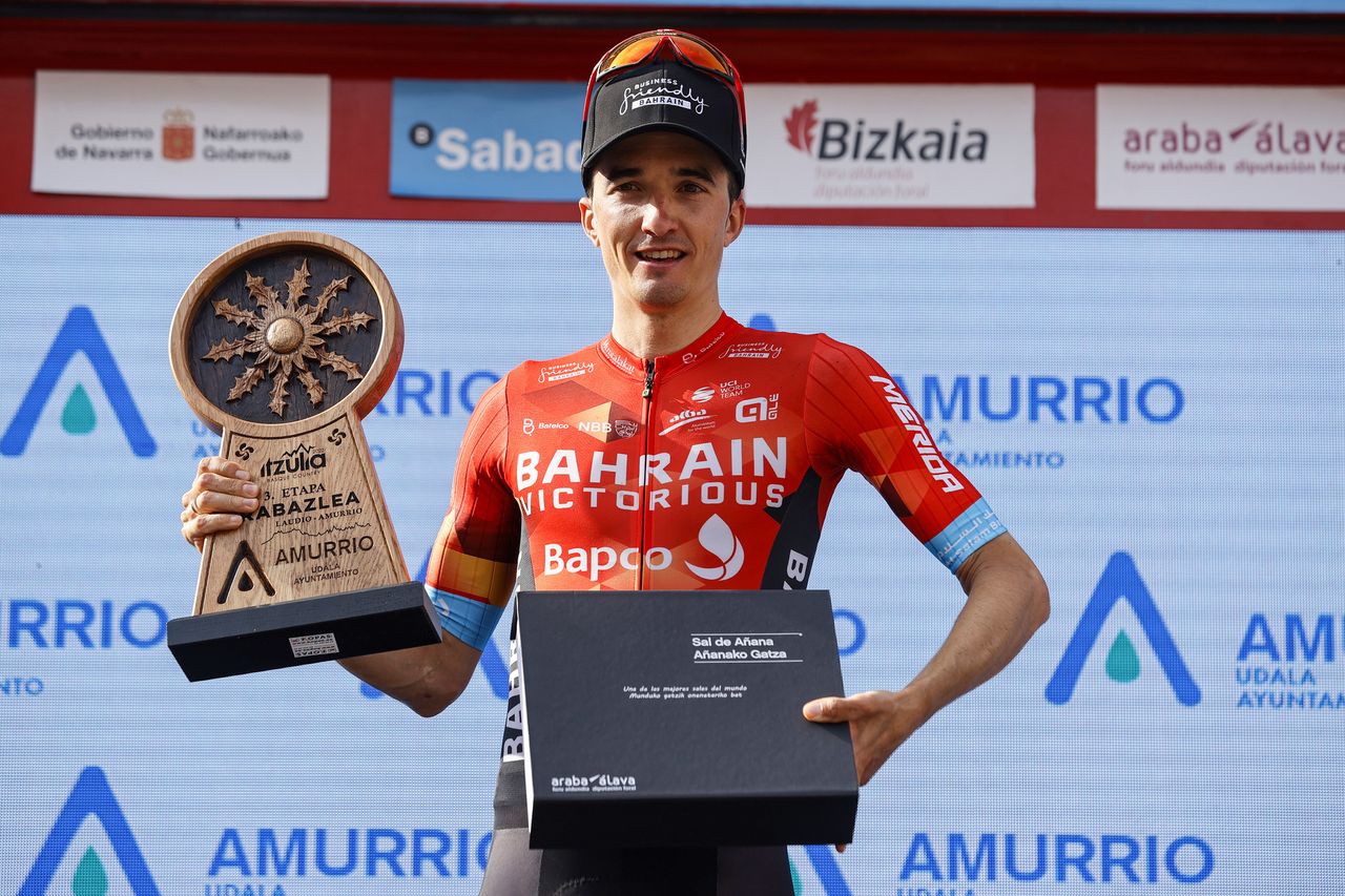 Itzulia Basque Country 2022 - 61st Edition - 3rd stage Llodio - Amurrio 181,7 km - 06/04/2022 - Pello Bilbao (ESP - Bahrain Victorious) - photo Luis Angel Gomez/SprintCyclingAgency&Acirc;&copy;2022