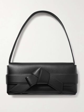 Knotted Leather Shoulder Bag