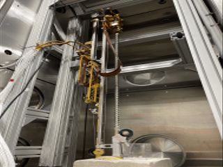 An ice-mining drill known as the Regolith and Ice Drill for Exploration of New Terrains (TRIDENT) is onboard NASA's Polar Resources Ice Mining Experiment (PRIME1), which is scheduled to launch toward the moon in late 2022. TRIDENT will pierce the lunar surface down about 3 feet (1 meter) deep.