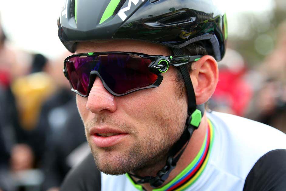 Mark Cavendish at his second Paris-Roubaix