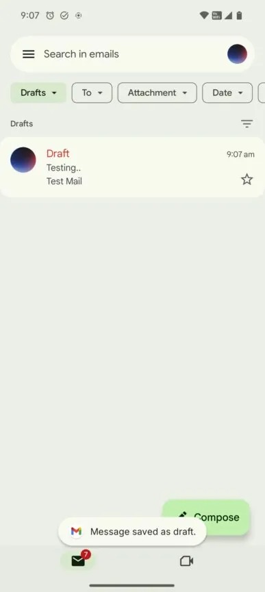 Material 3 Expressive update for Gmail