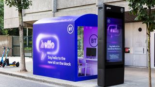 The BT Street Hub 2.0 kiosk