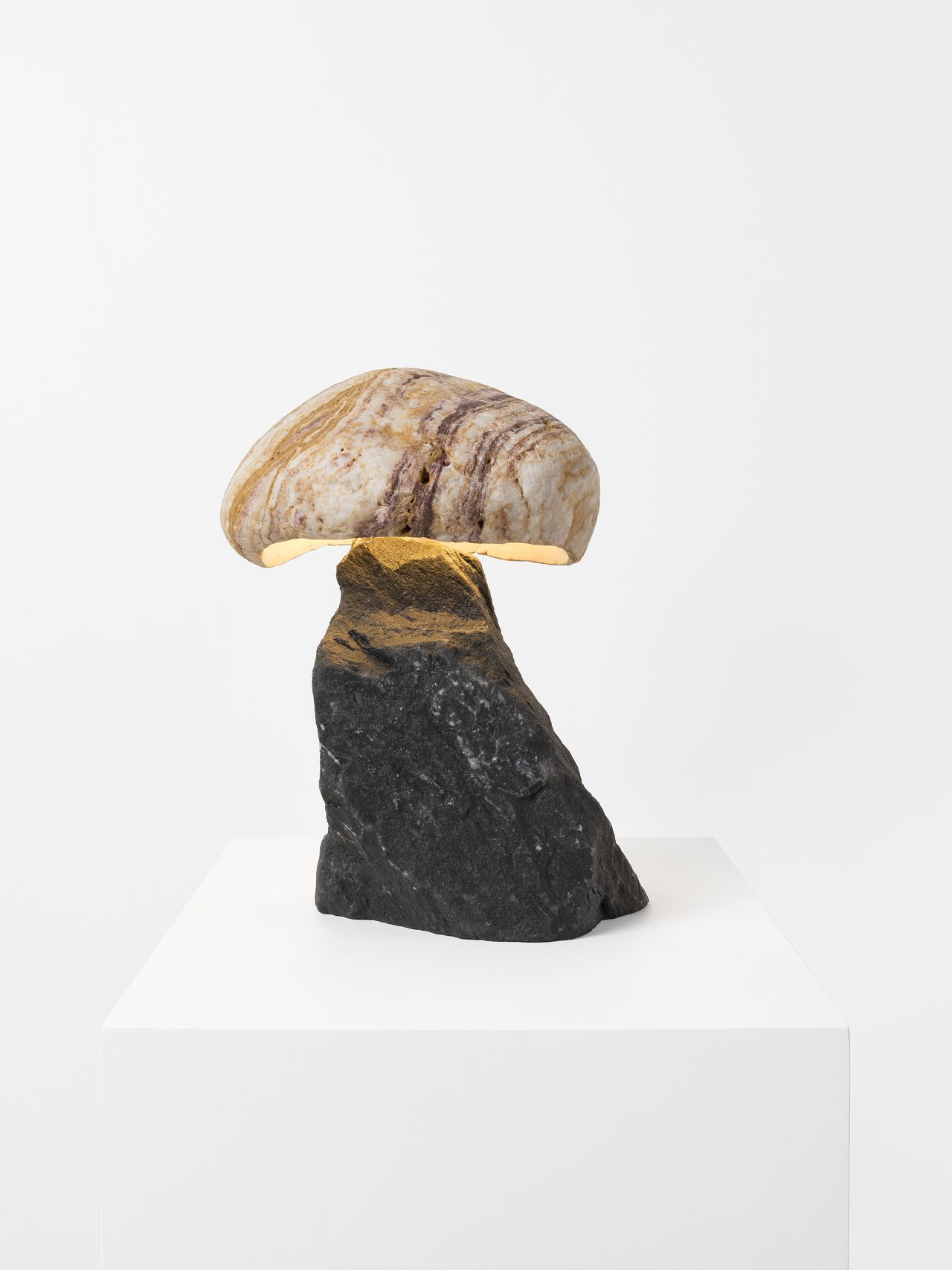 Lamps made from stones