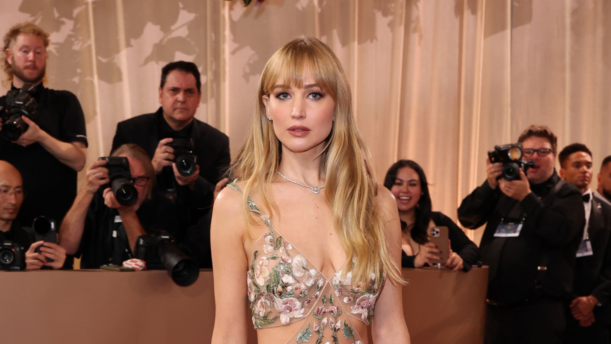 Jennifer Lawrence at the 83rd annual Golden Globe Awards