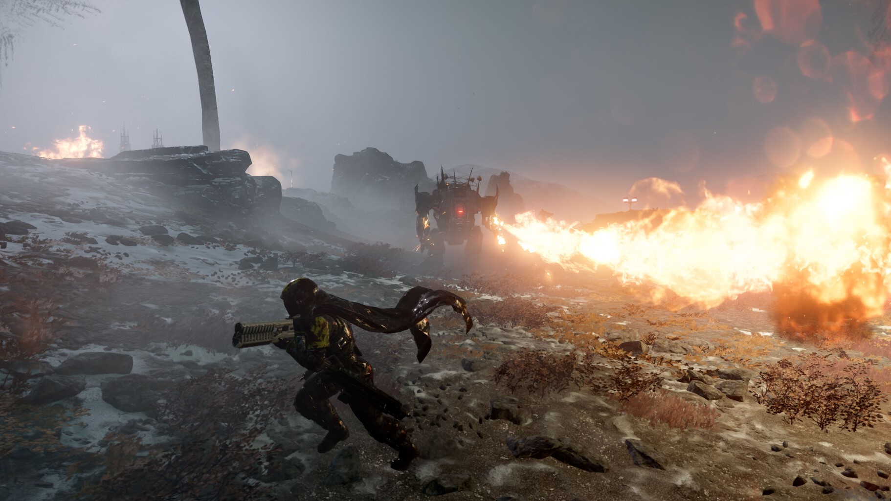 Arrowhead says it will be making changes to Helldivers 2's 'ridiculous' fire damage