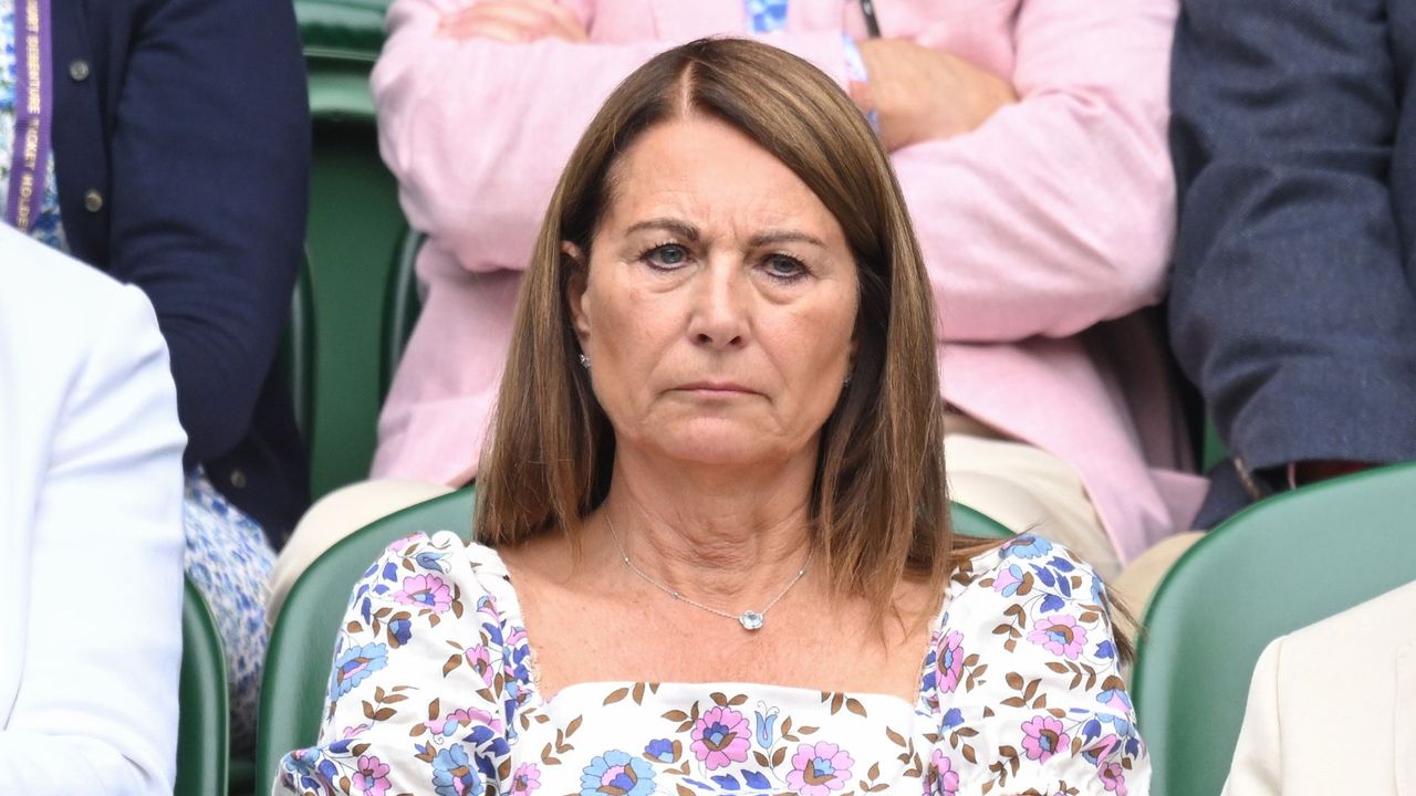 Carole Middleton&#039;s terrible festive season explained. Seen here she&#039;s attending Day Three of Wimbledon