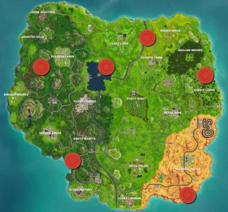 Old map, same clay pigeon thrower locations.
