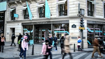 A Tiffany & Co shop in Paris, France 