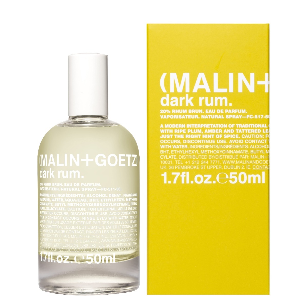 Malin and Goetz, Dark Rum Eau De Parfum