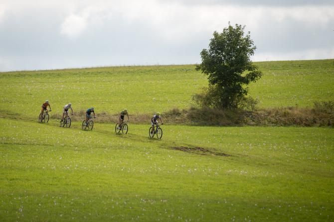 The lead group