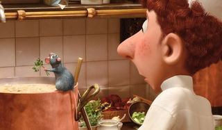 Ratatouille Remy makes soup and shocks Linguini