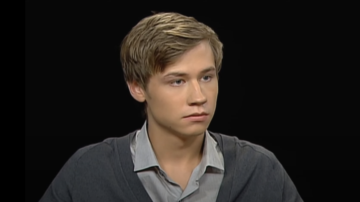 david kross during charlie rose interview for the reader