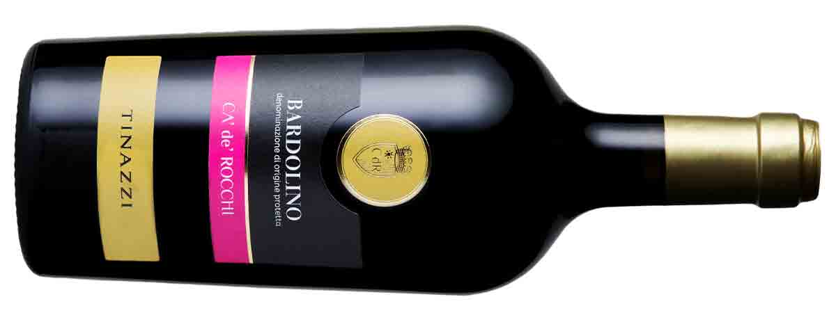 Tinazzi Bardolini red wine from Lake Garda region in Italy