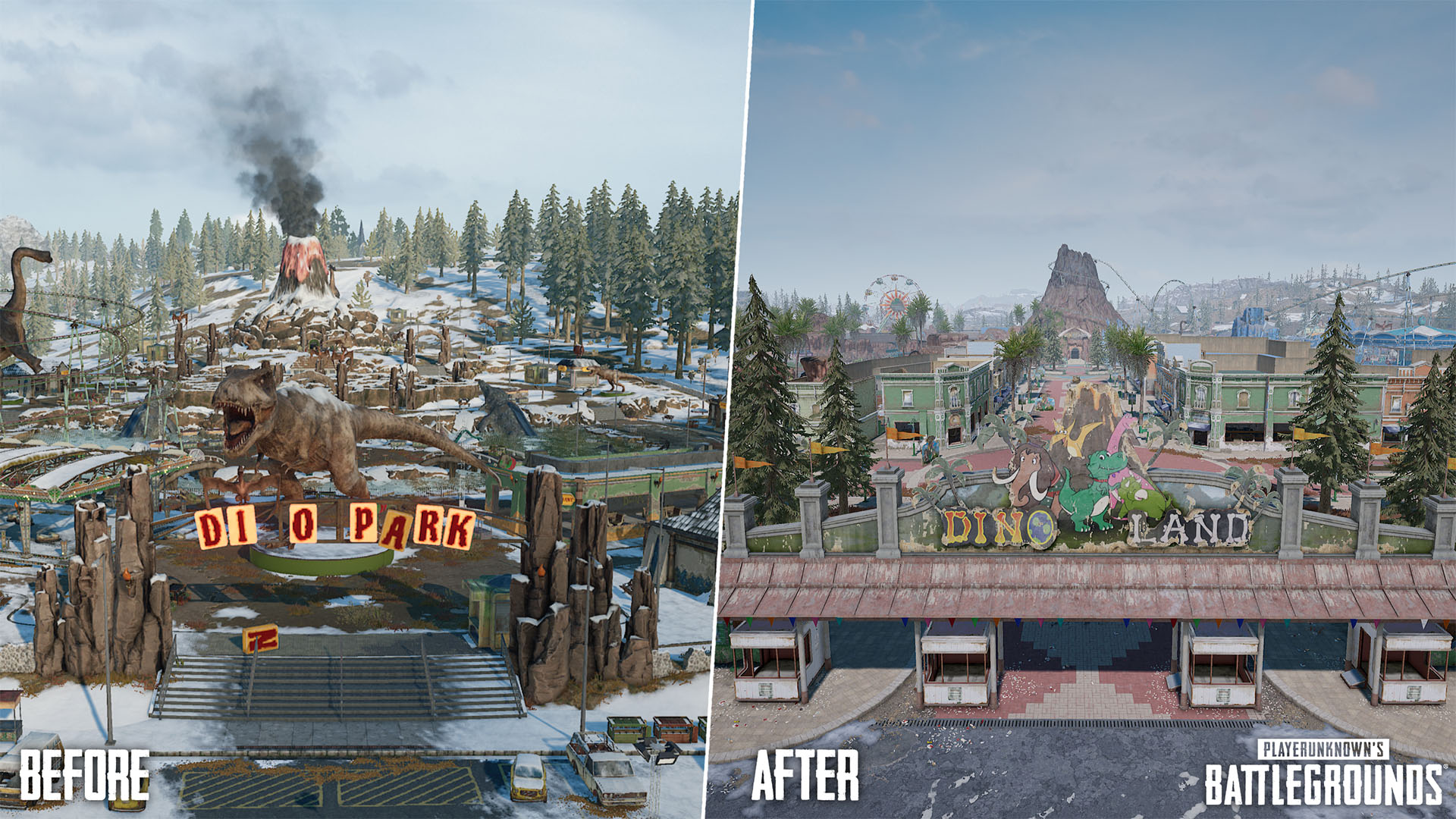 PUBG Vikendi Dinoland