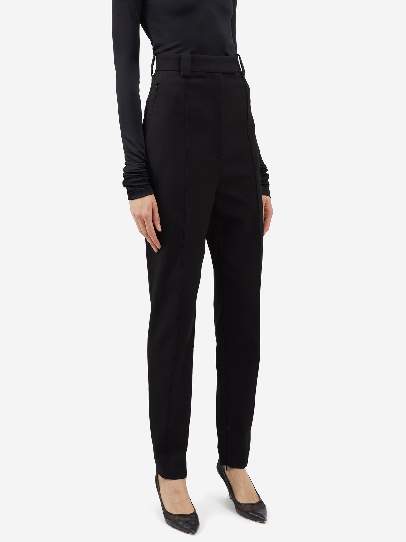Waylin Crepe Tapered Trousers