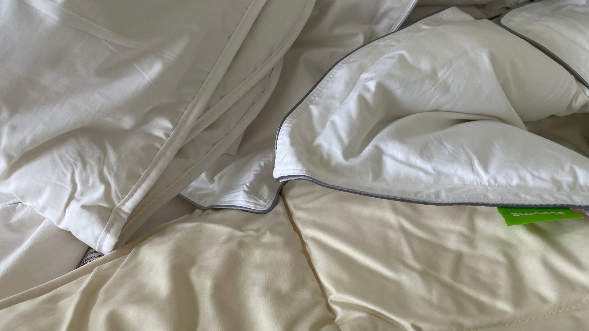The corners of some of the best duvets that I tested