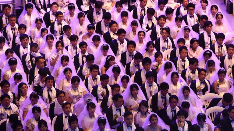 Unification Church Holds Mass Wedding In South Korea