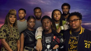 The Chi season 6 cast featuring Jacob Latimore as sneaker-obsessed teen Emmett Washington and Micheal V. Epps as Jake Taylor.