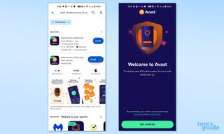 Avast Mobile Security app screenshot