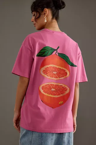 Damson Madder Grapefruit Graphic T-Shirt